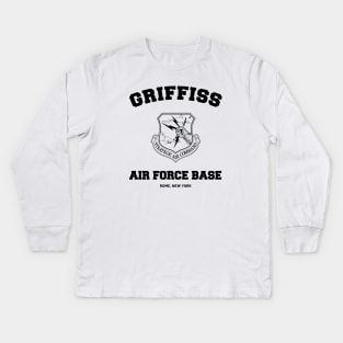 Griffiss Air Force Base Kids Long Sleeve T-Shirt